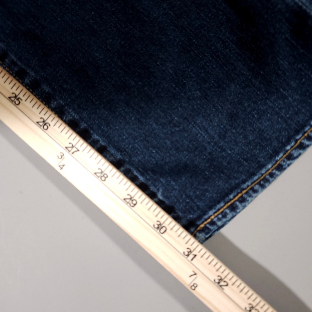 Levi's 511 Slim Fit Jeans Mens 33x32 Dark Wash Blue Denim Pants 04511-2368 - Picture 5 of 7